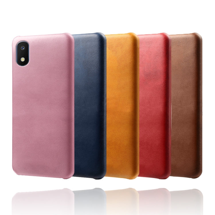 Calf Texture  PC + PU Phone Case For Samsung Galaxy A10E