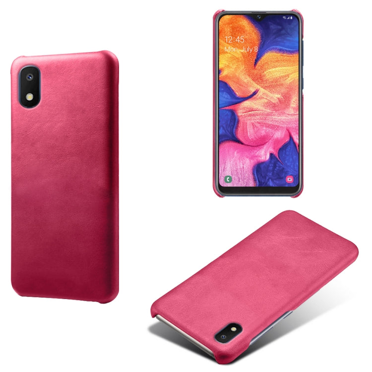 Calf Texture  PC + PU Phone Case For Samsung Galaxy A10E