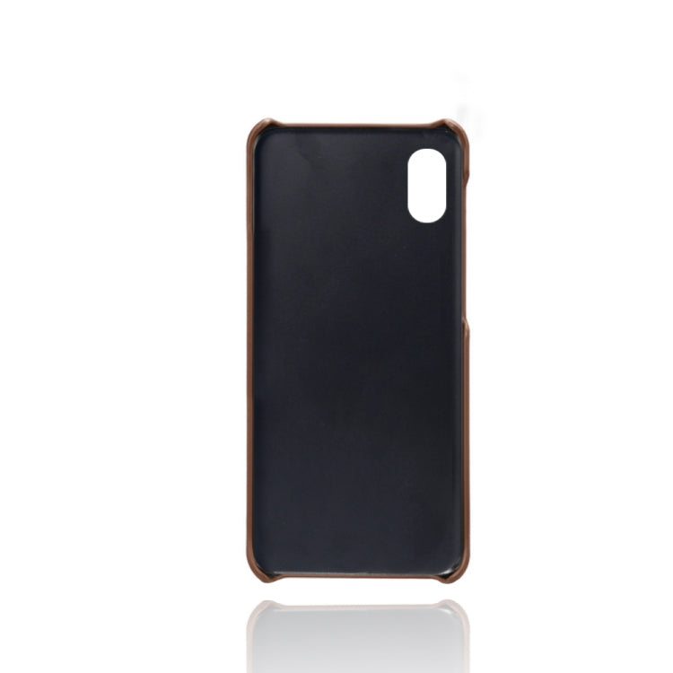 Calf Texture  PC + PU Phone Case For Samsung Galaxy A10E