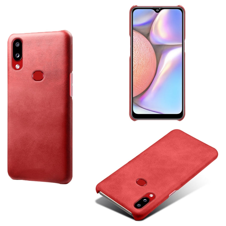 Calf Texture  PC + PU Phone Case For Samsung Galaxy A10s