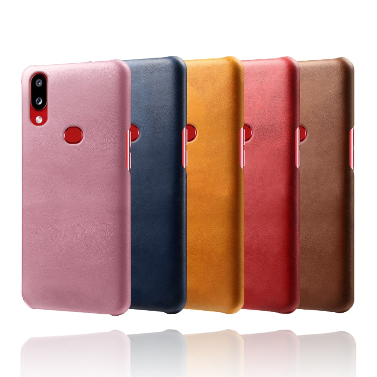 Calf Texture  PC + PU Phone Case For Samsung Galaxy A10s