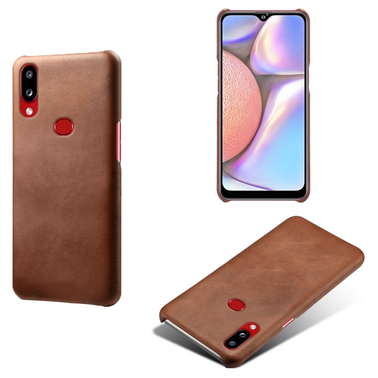 Calf Texture  PC + PU Phone Case For Samsung Galaxy A10s