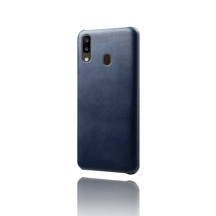 Calf Texture  PC + PU Phone Case For Samsung Galaxy A20