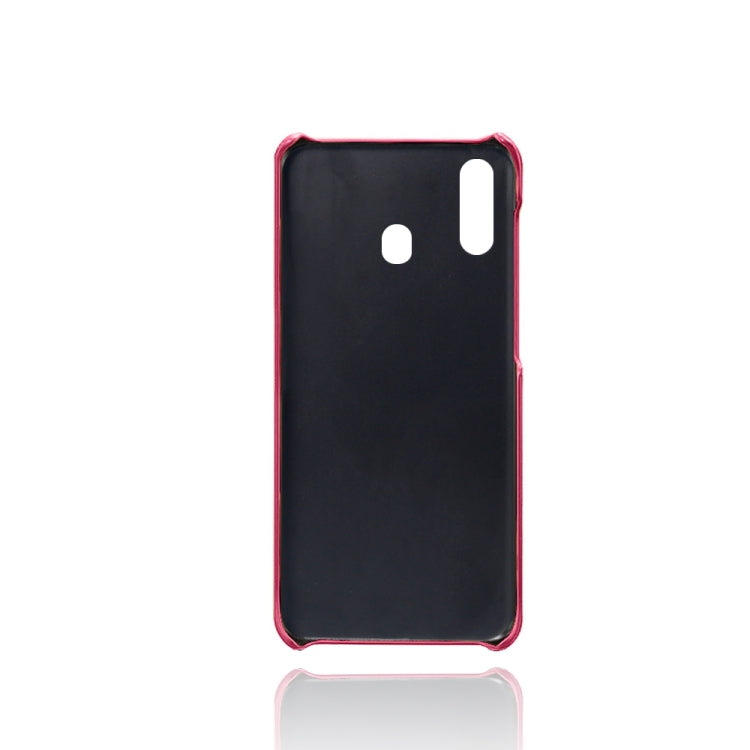 Calf Texture  PC + PU Phone Case For Samsung Galaxy A20