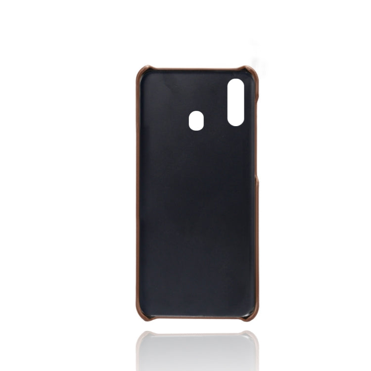 Calf Texture  PC + PU Phone Case For Samsung Galaxy A20