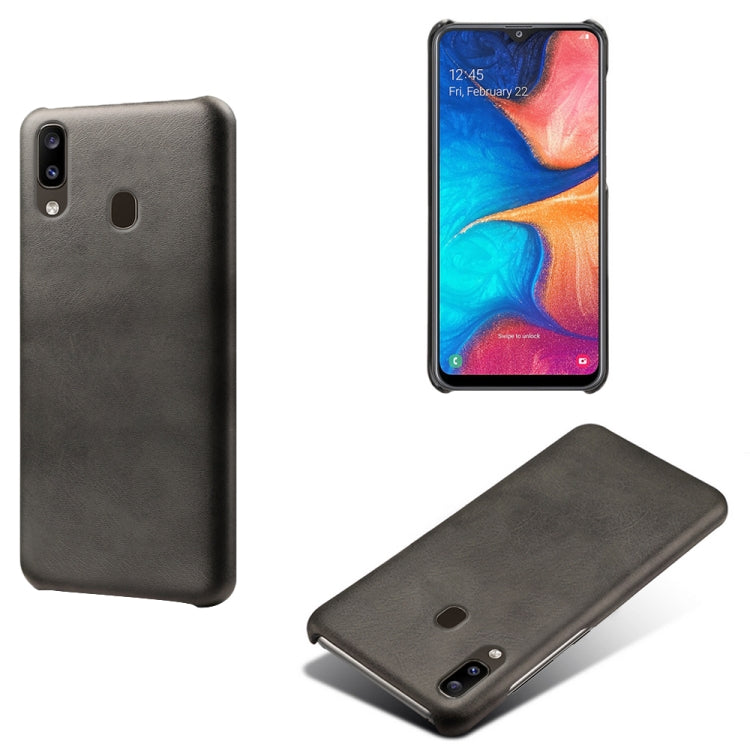 Calf Texture  PC + PU Phone Case For Samsung Galaxy A20e