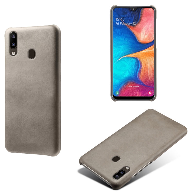 Calf Texture  PC + PU Phone Case For Samsung Galaxy A20e