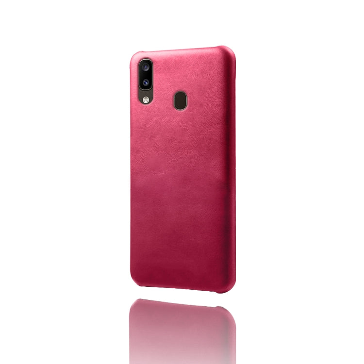 Calf Texture  PC + PU Phone Case For Samsung Galaxy A20e