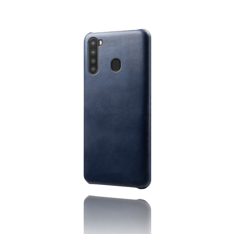 Calf Texture  PC + PU Phone Case For Samsung Galaxy A21