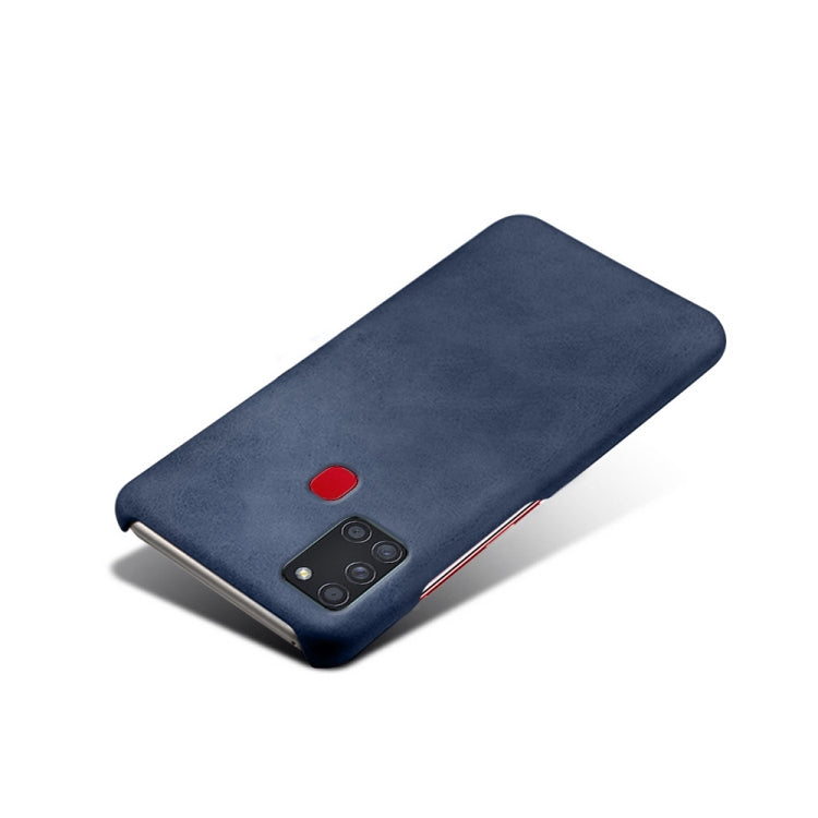 Calf Texture  PC + PU Phone Case For Samsung Galaxy A21S