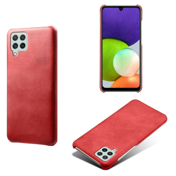 Calf Texture  PC + PU Phone Case For Samsung Galaxy A22 4G(EU)