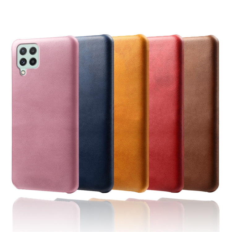 Calf Texture  PC + PU Phone Case For Samsung Galaxy A22 4G(EU)