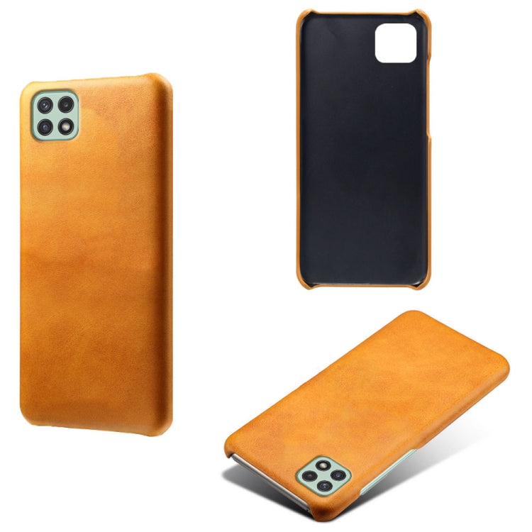 Calf Texture  PC + PU Phone Case For Samsung Galaxy A22 5G(US)