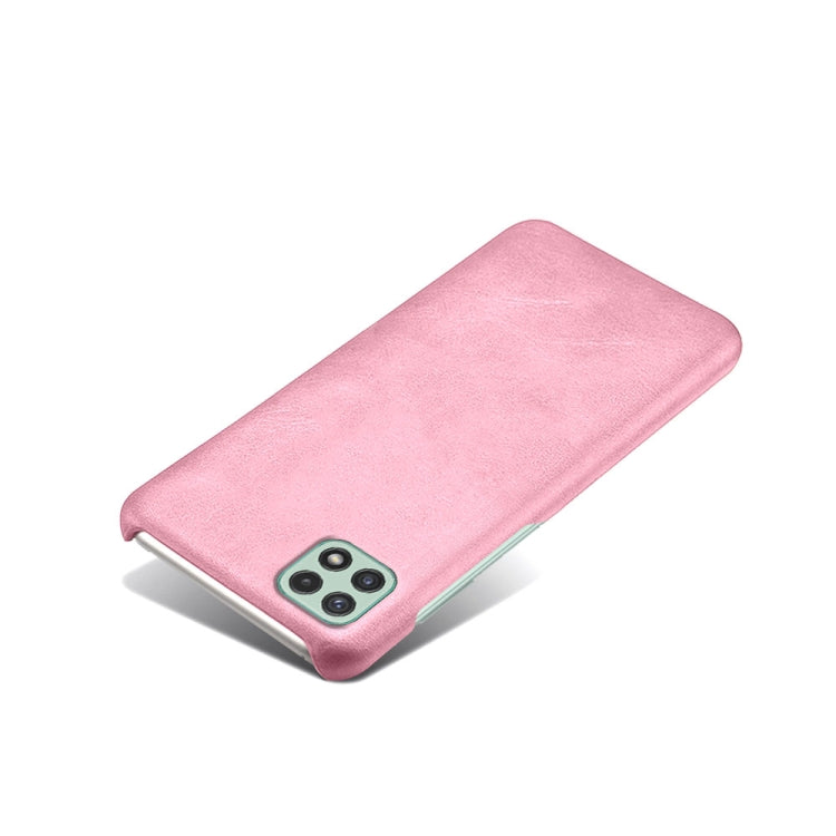 Calf Texture  PC + PU Phone Case For Samsung Galaxy A22 5G(US)