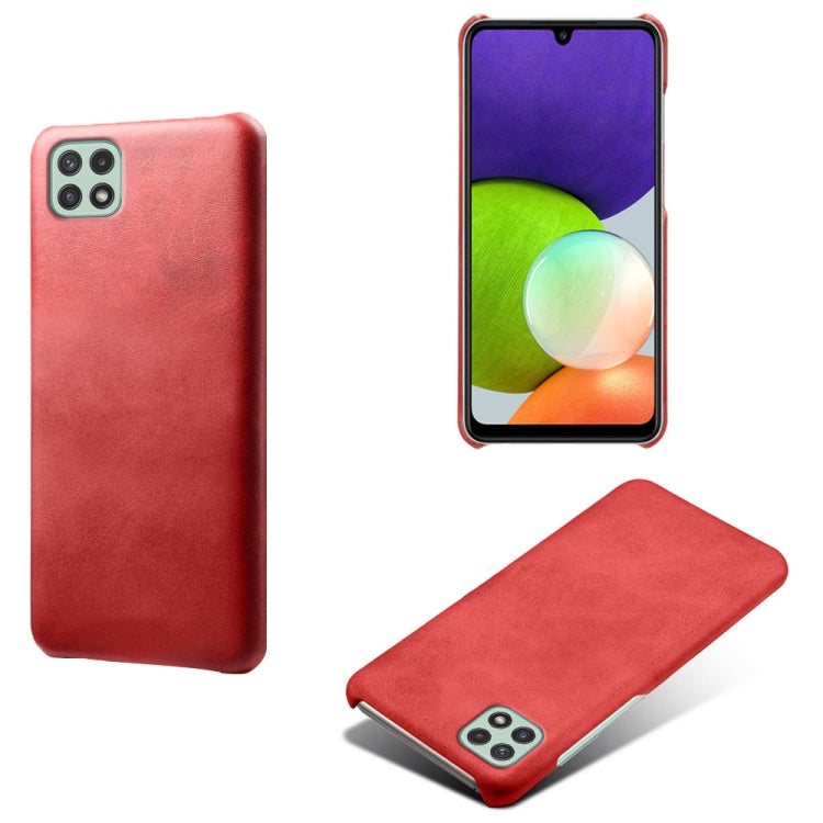Calf Texture  PC + PU Phone Case For Samsung Galaxy A22 5G(US)