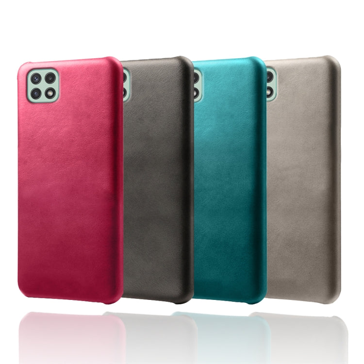 Calf Texture  PC + PU Phone Case For Samsung Galaxy A22 5G(US)