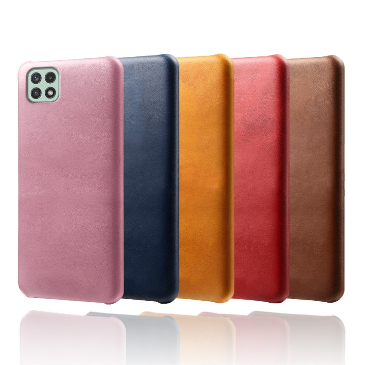Calf Texture  PC + PU Phone Case For Samsung Galaxy A22 5G(US)