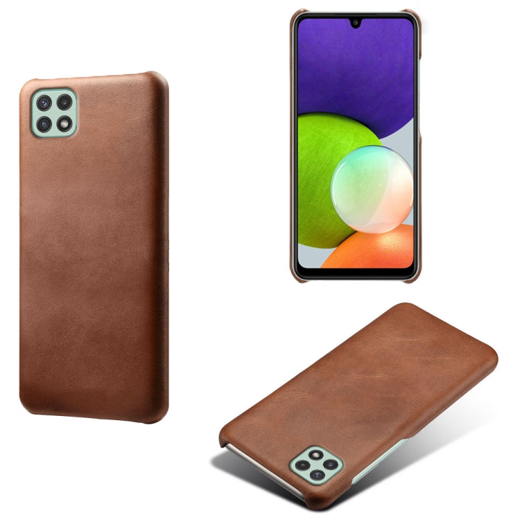 Calf Texture  PC + PU Phone Case For Samsung Galaxy A22 5G(US)