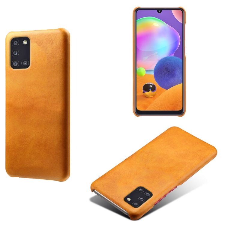 Calf Texture  PC + PU Phone Case For Samsung Galaxy A31
