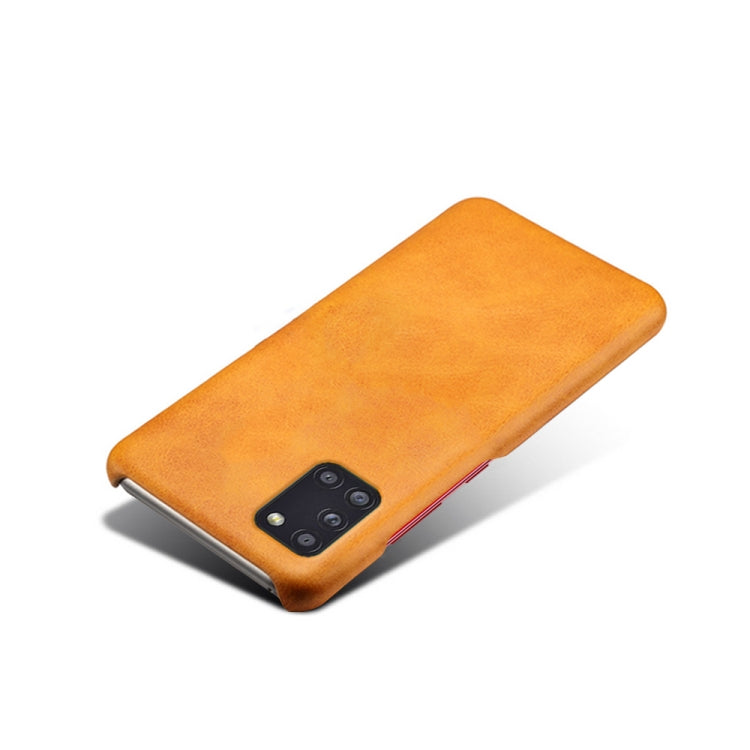 Calf Texture  PC + PU Phone Case For Samsung Galaxy A31