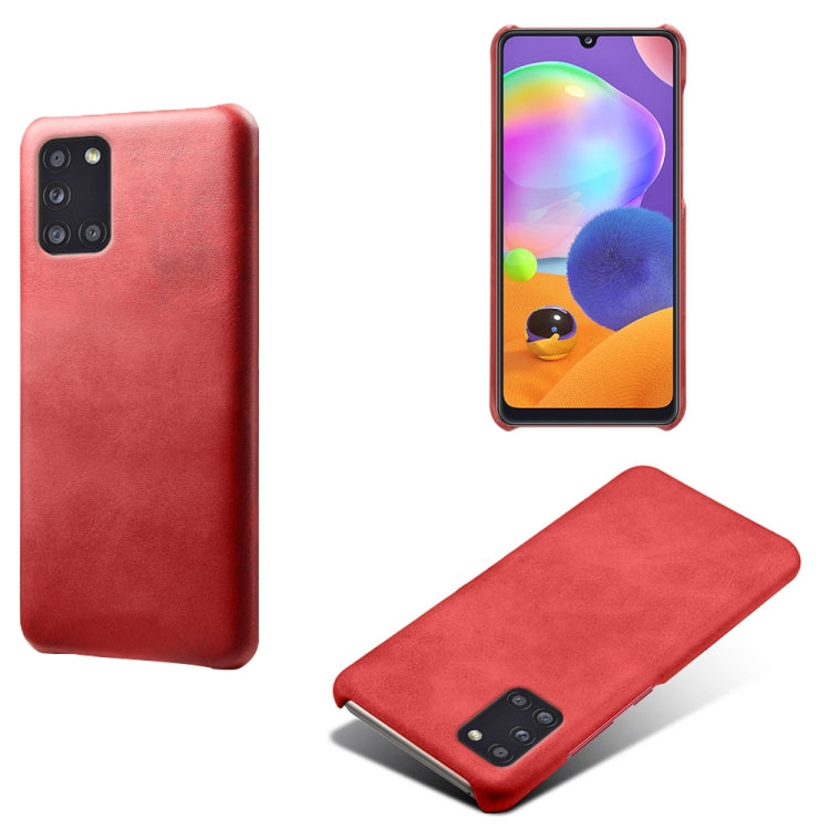 Calf Texture  PC + PU Phone Case For Samsung Galaxy A31