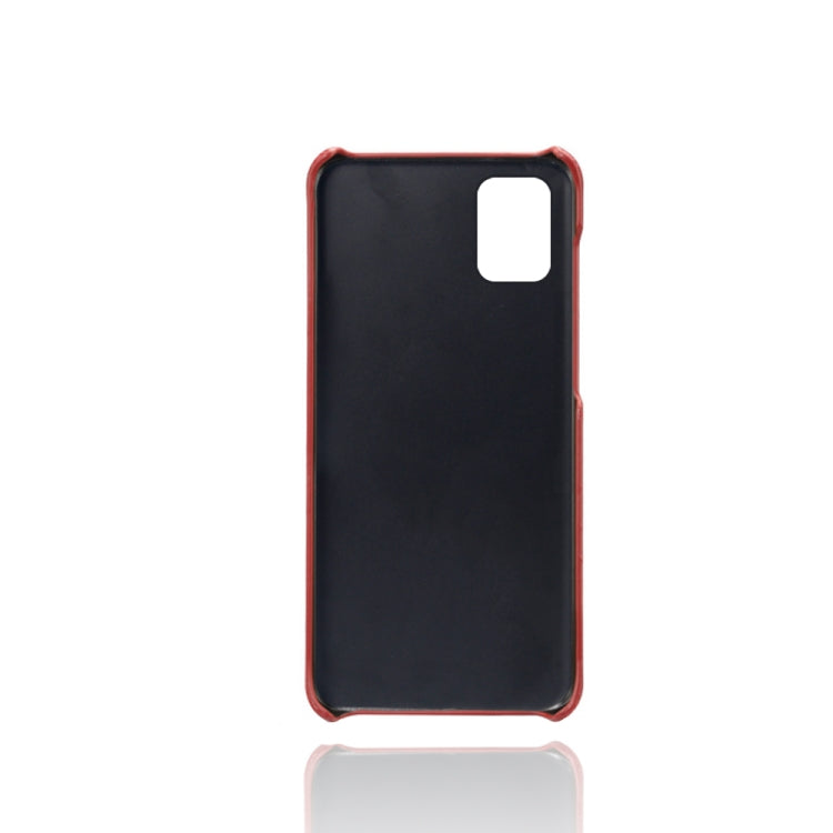 Calf Texture  PC + PU Phone Case For Samsung Galaxy A31