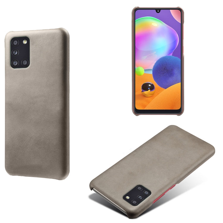 Calf Texture  PC + PU Phone Case For Samsung Galaxy A31