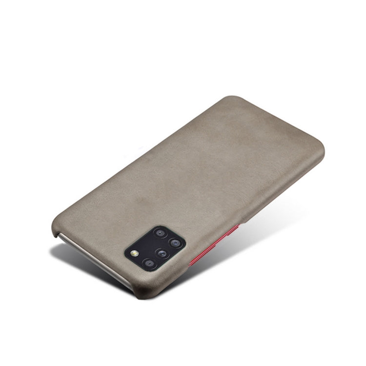 Calf Texture  PC + PU Phone Case For Samsung Galaxy A31