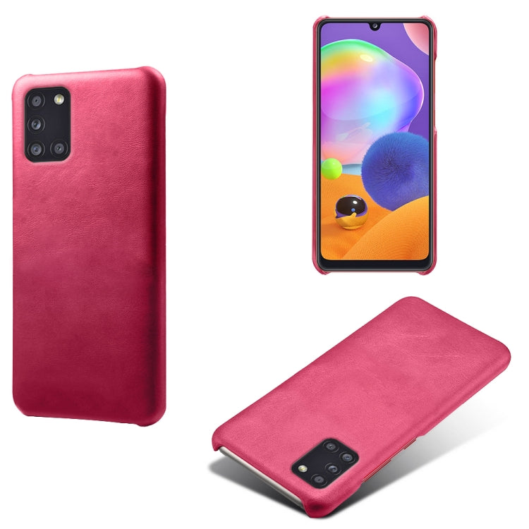 Calf Texture  PC + PU Phone Case For Samsung Galaxy A31