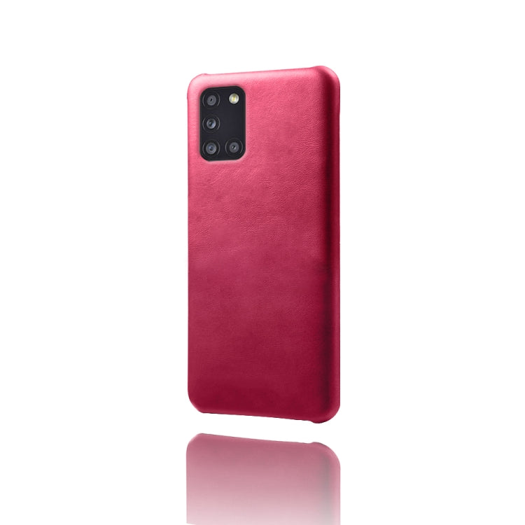 Calf Texture  PC + PU Phone Case For Samsung Galaxy A31
