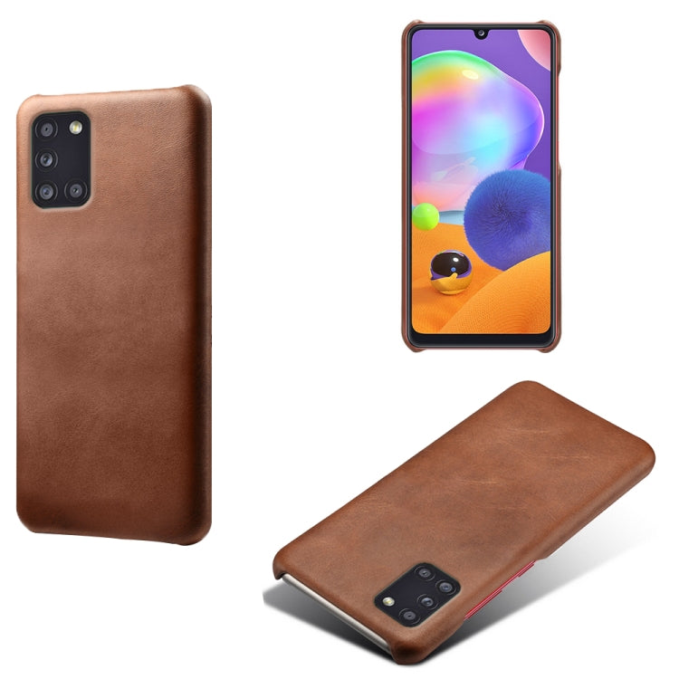 Calf Texture  PC + PU Phone Case For Samsung Galaxy A31