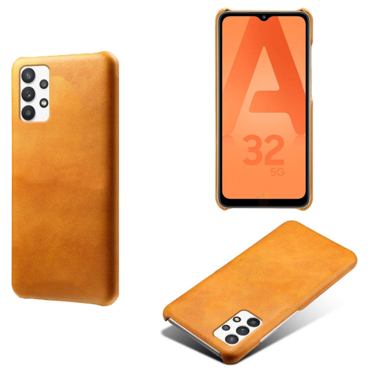Calf Texture  PC + PU Phone Case For Samsung Galaxy A32 5G