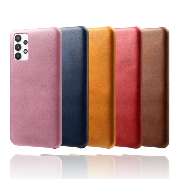 Calf Texture  PC + PU Phone Case For Samsung Galaxy A32 5G