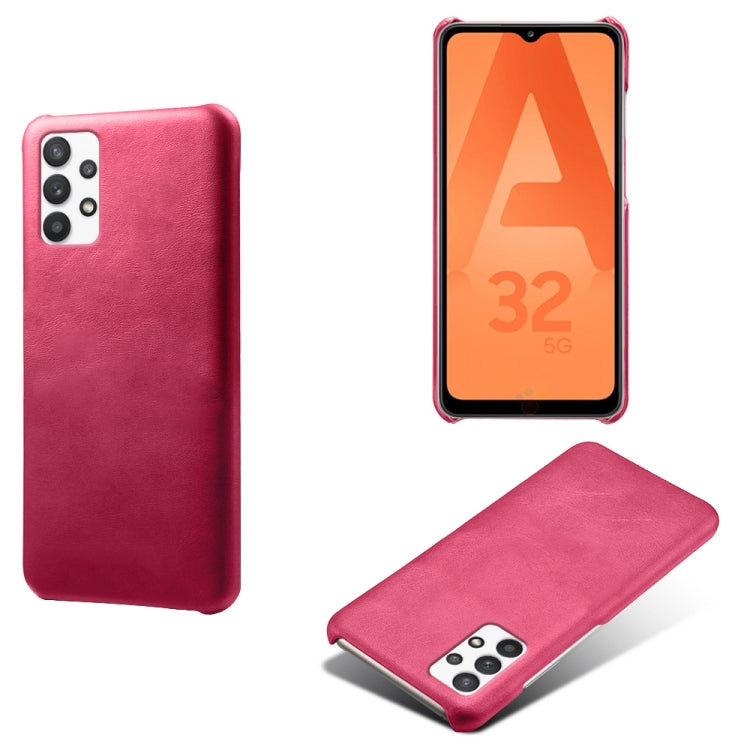 Calf Texture  PC + PU Phone Case For Samsung Galaxy A32 5G