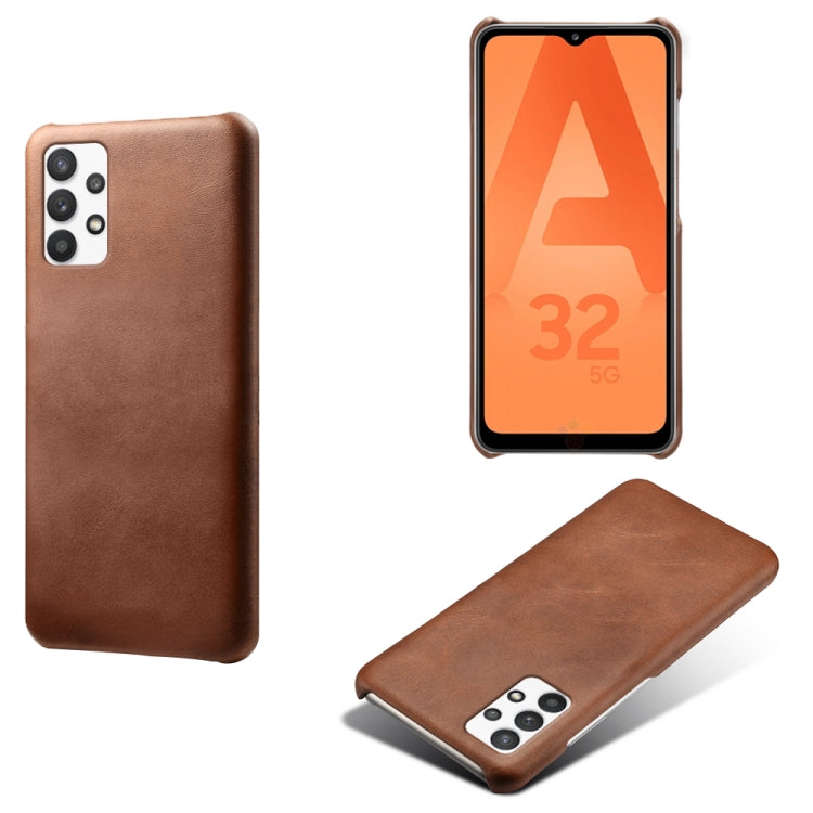 Calf Texture  PC + PU Phone Case For Samsung Galaxy A32 5G