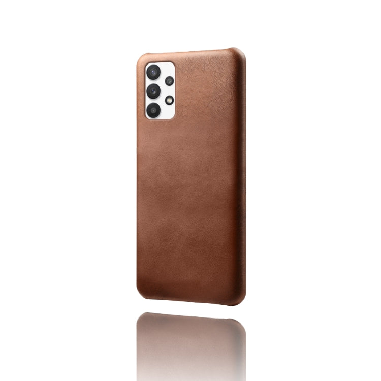 Calf Texture  PC + PU Phone Case For Samsung Galaxy A32 5G