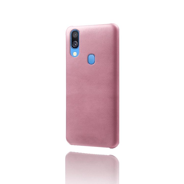 Calf Texture  PC + PU Phone Case For Samsung Galaxy A40