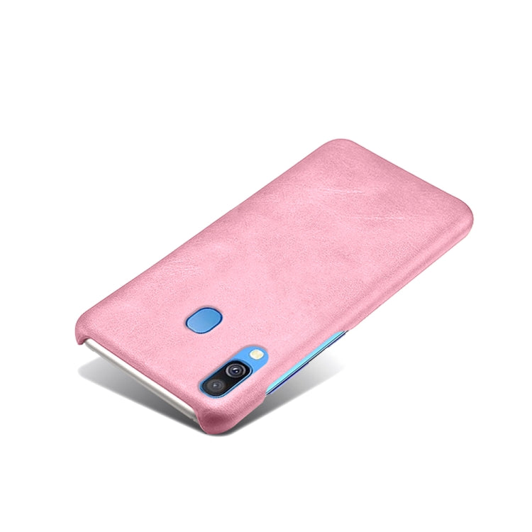 Calf Texture  PC + PU Phone Case For Samsung Galaxy A40