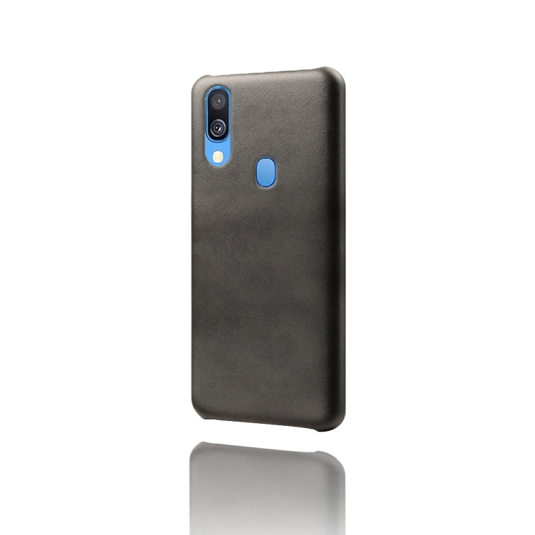 Calf Texture  PC + PU Phone Case For Samsung Galaxy A40