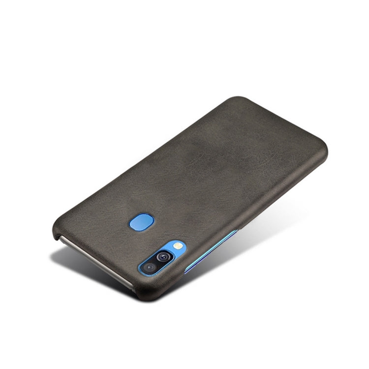 Calf Texture  PC + PU Phone Case For Samsung Galaxy A40