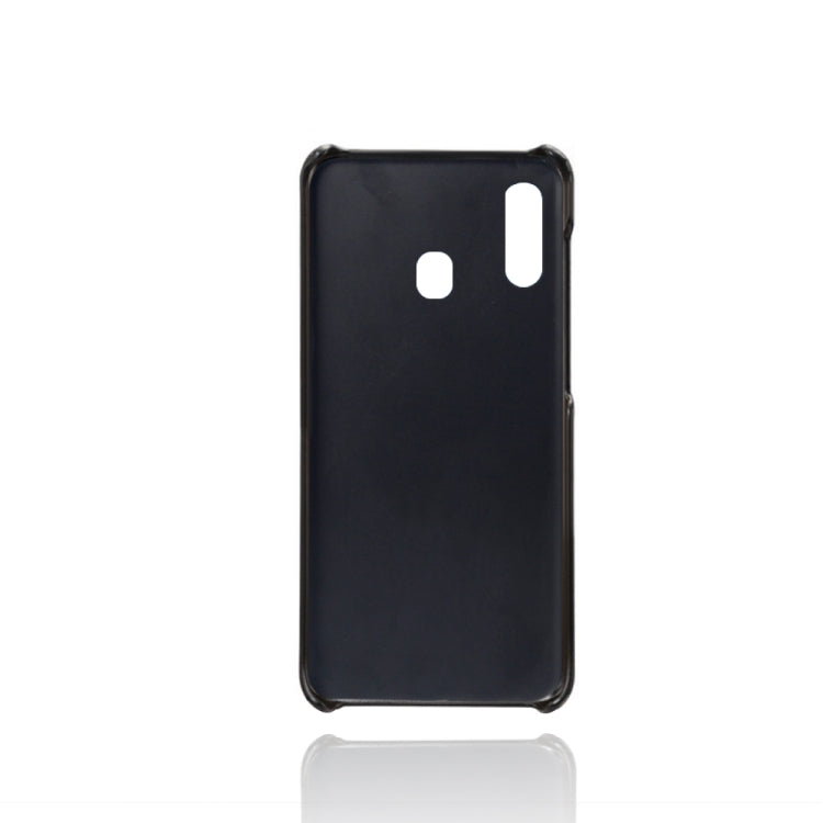 Calf Texture  PC + PU Phone Case For Samsung Galaxy A40