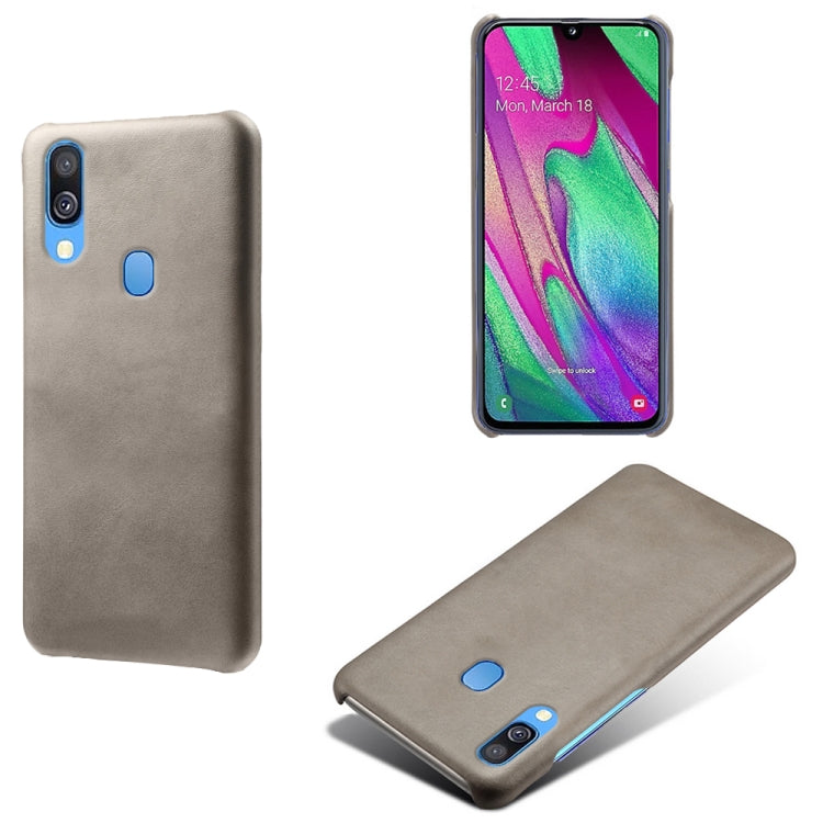 Calf Texture  PC + PU Phone Case For Samsung Galaxy A40