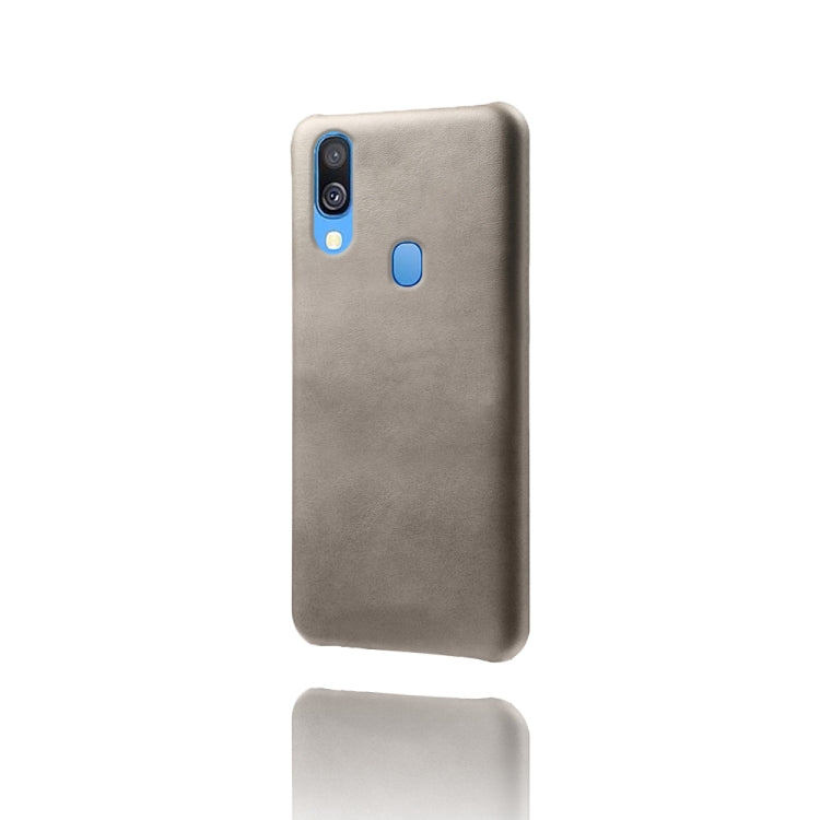 Calf Texture  PC + PU Phone Case For Samsung Galaxy A40