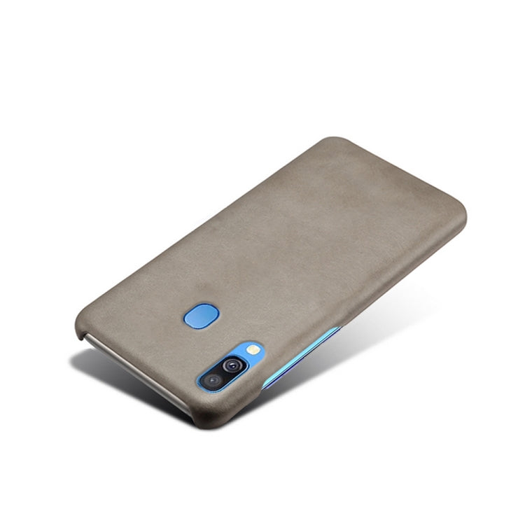 Calf Texture  PC + PU Phone Case For Samsung Galaxy A40