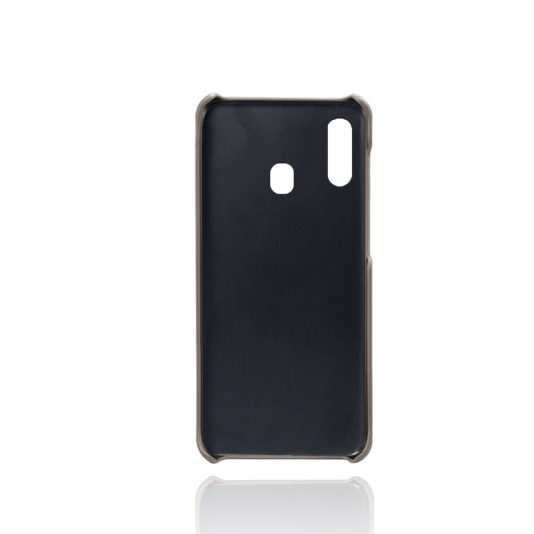 Calf Texture  PC + PU Phone Case For Samsung Galaxy A40