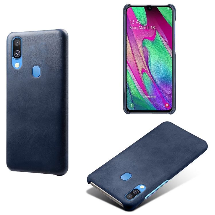 Calf Texture  PC + PU Phone Case For Samsung Galaxy A40