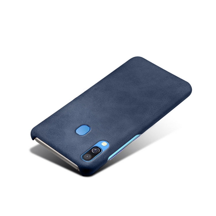 Calf Texture  PC + PU Phone Case For Samsung Galaxy A40
