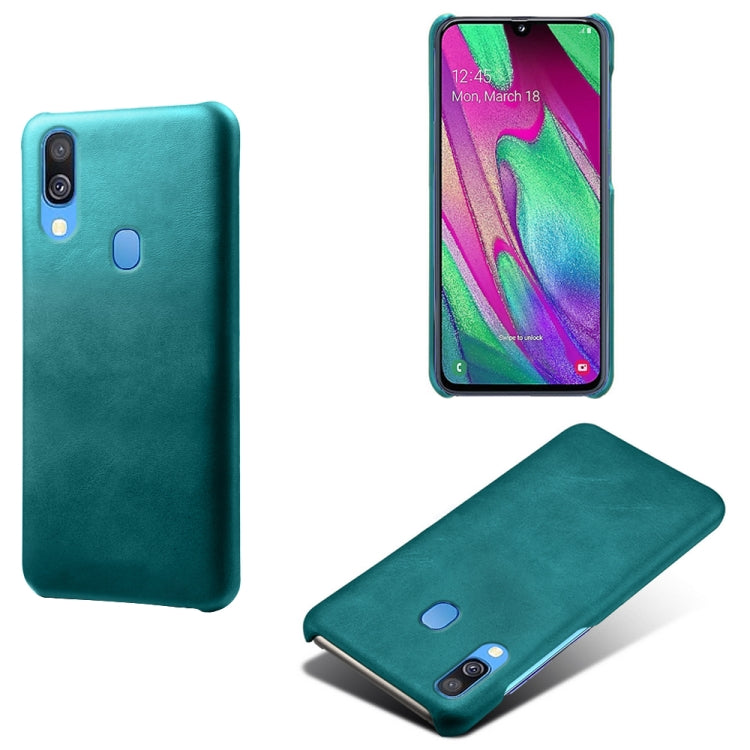 Calf Texture  PC + PU Phone Case For Samsung Galaxy A40