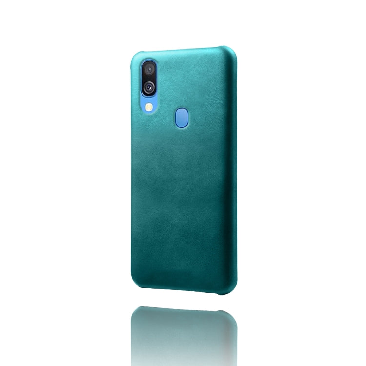 Calf Texture  PC + PU Phone Case For Samsung Galaxy A40
