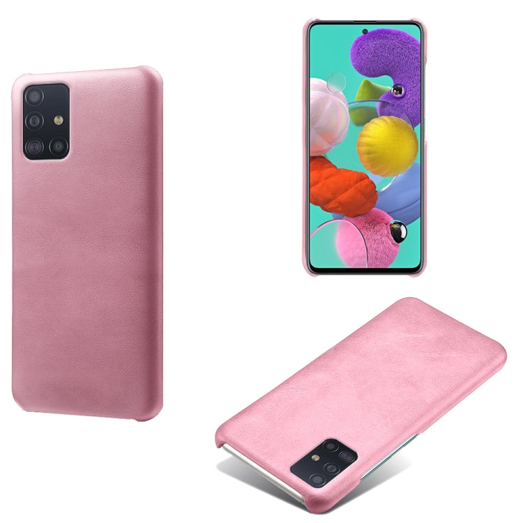 Calf Texture  PC + PU Phone Case For Samsung Galaxy A51 4G